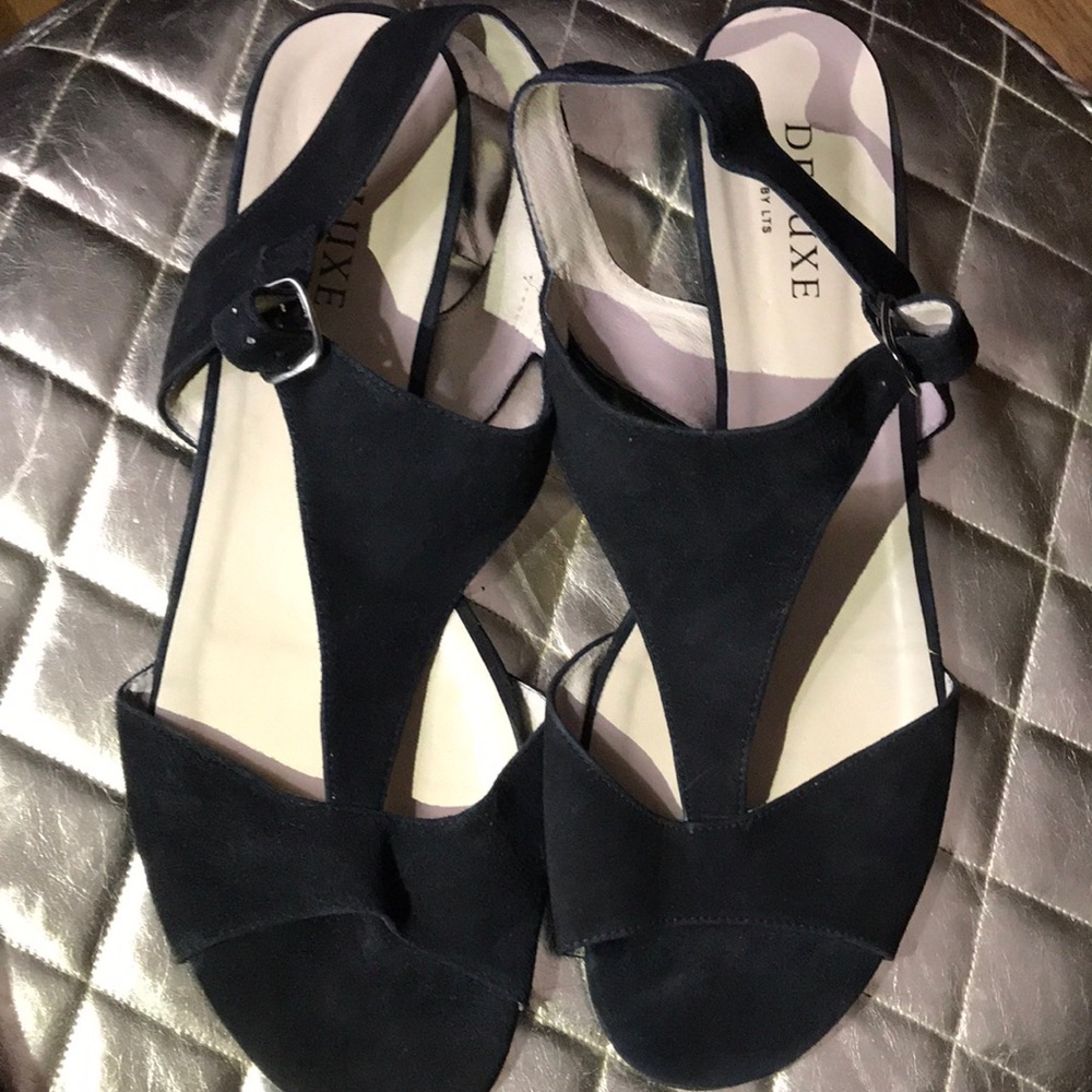 Beautiful soft black suede upper